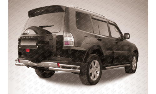 Уголки d76+d42 Mitsubishi Pajero IV на Mitsubishi Pajero 4 (2006-2011) 