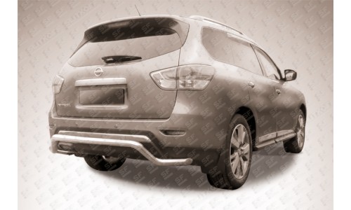 Защита заднего бампера d57 