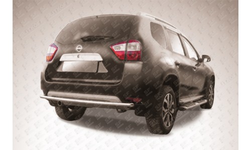 Защита заднего бампера d42 Nissan Terrano (2014) на Nissan Terrano (2014-) 