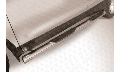 Пороги d76 с проступью Nissan QASHQAI (2014) на Nissan Qashqai (2014-) 