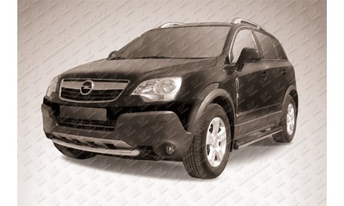 Защита переднего бампера d57 Opel Antara на Opel Antara (2006-2010) 