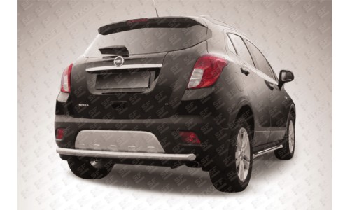 Защита заднего бампера d57 радиусная Opel Mokka (2013) на Opel Mokka (2012-) 