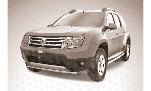 Защита переднего бампера d42 Renault Duster на Renault Duster (2011-2014) 