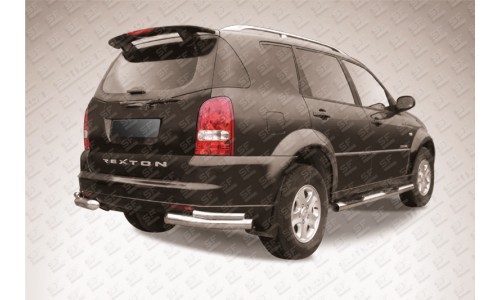 Уголки d76+d42 двойные SsangYong REXTON (2010) на Ssang Yong Rexton (2007-2012) 