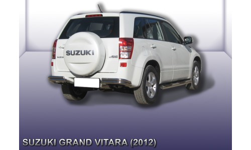 Уголки d57+d42 двойные Suzuki Grand Vitara (2012) на Suzuki Grand Vitara (5 дв.) (2012-) 