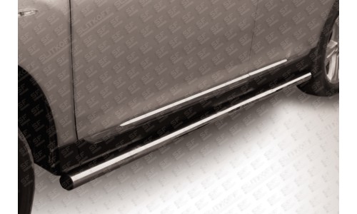 Пороги d57 труба Toyota Highlander (2010) на Toyota Highlander (2010-2013) 