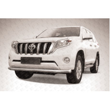 Защита переднего бампера d76 Toyota Land Cruiser Prado (2014)