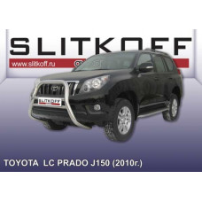 Кенгурятник высокий d76 Toyota Land Cruiser Prado (2010)