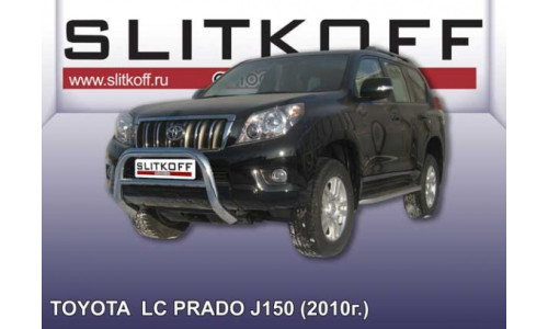 Кенгурятник низкий d76 Toyota Land Cruiser Prado (2010) на Toyota Land Cruiser Prado 150 (2009-2012) 