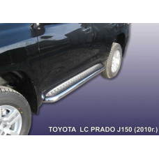 Пороги d76 с листом Toyota Land Cruiser Prado (2010)