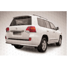 Защита заднего бампера d76 Toyota Land Cruiser 200 (2012)