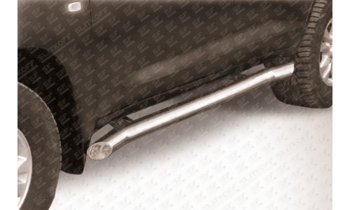 Пороги d76 с гибами Toyota Land Cruiser 200 (2007) на Toyota Land Cruiser 200 (2007-2011) 