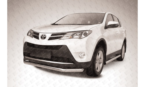 Защита переднего бампера d76 Toyota RAV-4 (2013) на Toyota Rav4 (2013-2015) 