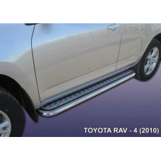 Пороги d57 с листом Toyota RAV-4 (2010)