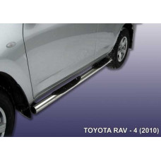 Пороги d76 с проступями Toyota RAV-4 (2010)