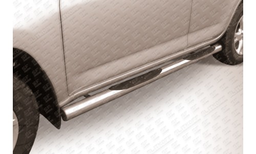 Пороги d76 с проступями Toyota RAV4 (2009) на Toyota Rav4 (2006-2010) 