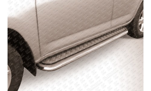 Пороги d57 с листом Toyota RAV4 (2009) на Toyota Rav4 (2006-2010) 