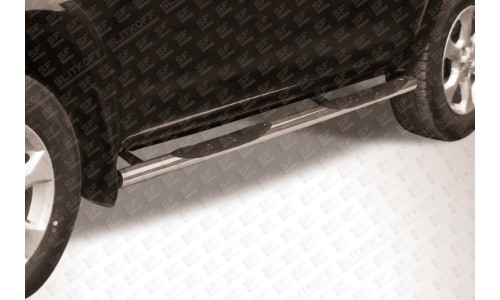 Пороги d76 с проступями Toyota RAV4 L (2009) на Toyota Rav4 (2006-2010) 