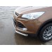 Защита передняя (двойная) 60,3/42,4 мм код FORKUG13-02 на Ford Kuga (2013-2016) 
