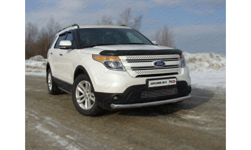 Защита передняя нижняя 76,1 мм код FOREXPL12-12 на Ford Explorer (2011-2015) 