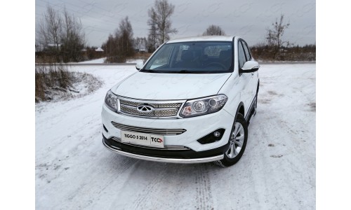 Защита передняя нижняя 60,3 мм код CHERTIG514-01 на Chery Tiggo 5 (2014-) 