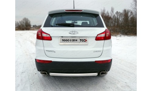 Защита задняя 60,3 мм код CHERTIG514-19 на Chery Tiggo 5 (2014-) 