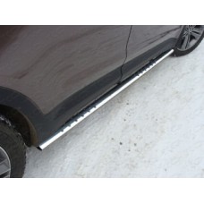 Пороги овальные с проступью 75х42 мм код HYUNSFGR14-12