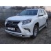 Защита порогов 42,4 мм код LEXGX460-03 на Lexus GX460 (2009-2013) 