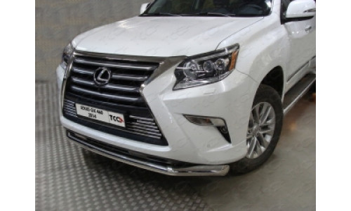 Защита передняя нижняя 76,1 мм код LEXGX46014-04 на Lexus GX460 (2014-) 