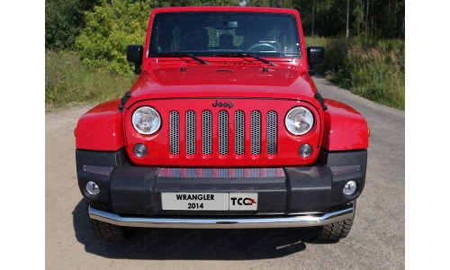 Защита передняя нижняя 76,1 мм код JEEPWRAN5D3614-01 на Jeep Wrangler 3D/5D (3,6) (20106-2018) 