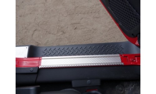 Накладки на пластиковые пороги (декоративные) код JEEPWRAN5D3614-27 / JEEPWRAN5D3614-27 на Jeep Wrangler 3D/5D (3,6) (20106-2018) 