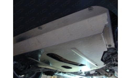 Защита картера (алюминий) 4мм код ZKTCC00078 на Jeep Cherokee (2014-) 