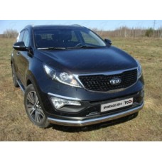 Пороги овальные с проступью 75х42 мм код KIASPORT14-05