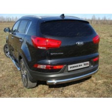 Пороги овальные с накладкой 120х60 мм код KIASPORT14-07