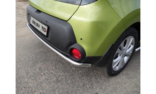 Защита задняя 42,4 мм код KIASOUL14-14 на Kia Soul (2014-) 