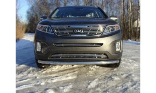 Защита передняя нижняя 60,3 мм код KIASOR12-13 на Kia Sorento (2012-) 