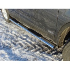 Пороги овальные с накладкой 120х60 мм KIASOR12-04