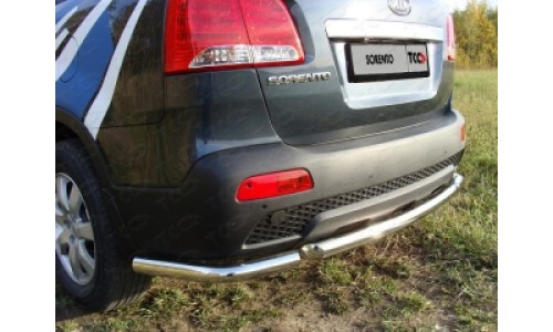 Защита задняя (уголки) 60,3 мм код KIASOR09-06 на Kia Sorento (2009-2012) 