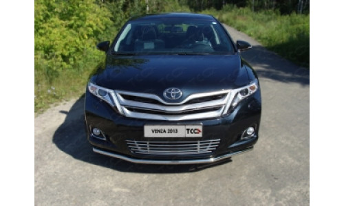 Защита передняя нижняя 42,4 мм код TOYVEN13-01 на Toyota Venza (2013-2016) 