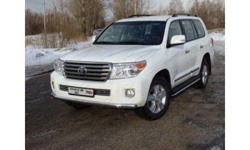 Защита порогов 42,4 мм код TOYLC20012-03 на Toyota Land Cruiser 200 (2007-2011) 