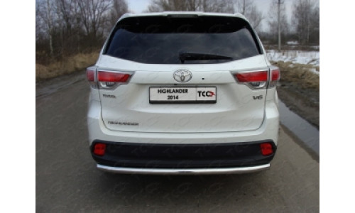 Защита задняя 60,3 мм код TOYHIGHL14-15 на Toyota Highlander (2014-2016) 