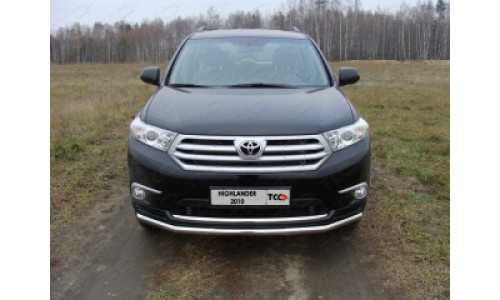 Защита передняя нижняя 60,3 мм код TOYHIGHL10-01 на Toyota Highlander (2010-2013) 