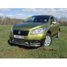 Пороги алюминиевые с пластиковой накладкой код SUZSX414-08AL