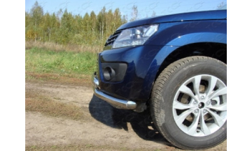 Защита передняя нижняя 60,3/75 мм код SUZGV5D12-01 на Suzuki Grand Vitara (5 дв.) (2009-2012) 