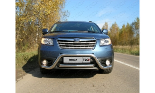 Защита передняя (кенгурин) 60 код SUBTRIB-01 на Subaru Tribeca (2008-2014) 