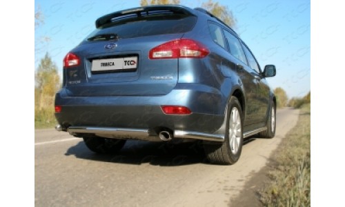 Защита задняя (уголки) 60,3 код SUBTRIB-07 на Subaru Tribeca (2008-2014) 