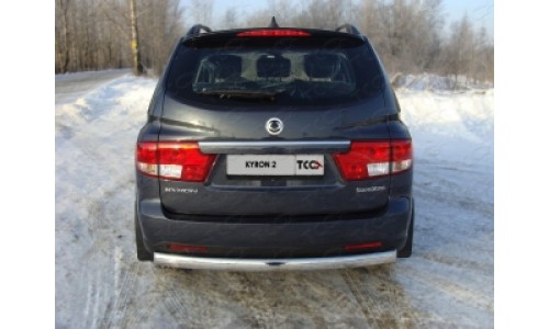 Защита задняя овальная 75х42 мм код SSANKYR2-12 на Ssang Yong Kyron (2007-) 