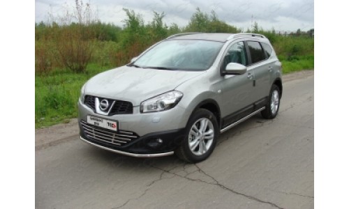 Защита передняя нижняя 42,4 мм код NISQASH210-01 на Nissan Qashqai (2010-2013) 