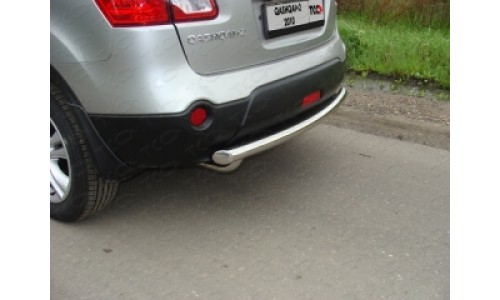 Защита задняя (центральная) 60,3 мм код NISQASH210-05 на Nissan Qashqai (2010-2013) 