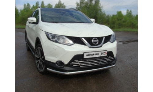 Защита передняя нижняя 60,3 мм код NISQASH14-02 на Nissan Qashqai (2014-) 